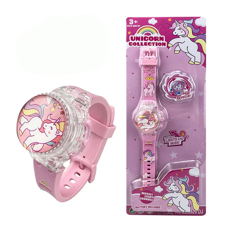 Deine leuchtende Einhorn Uhr mit