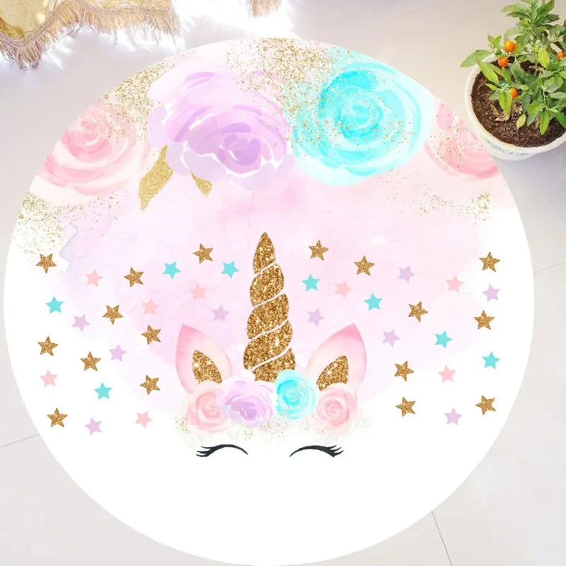 Glitzernder Einhorn Teppich für dein Zuhause!