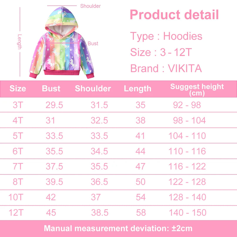 Dein bunter Einhorn Hoodie für strahlende