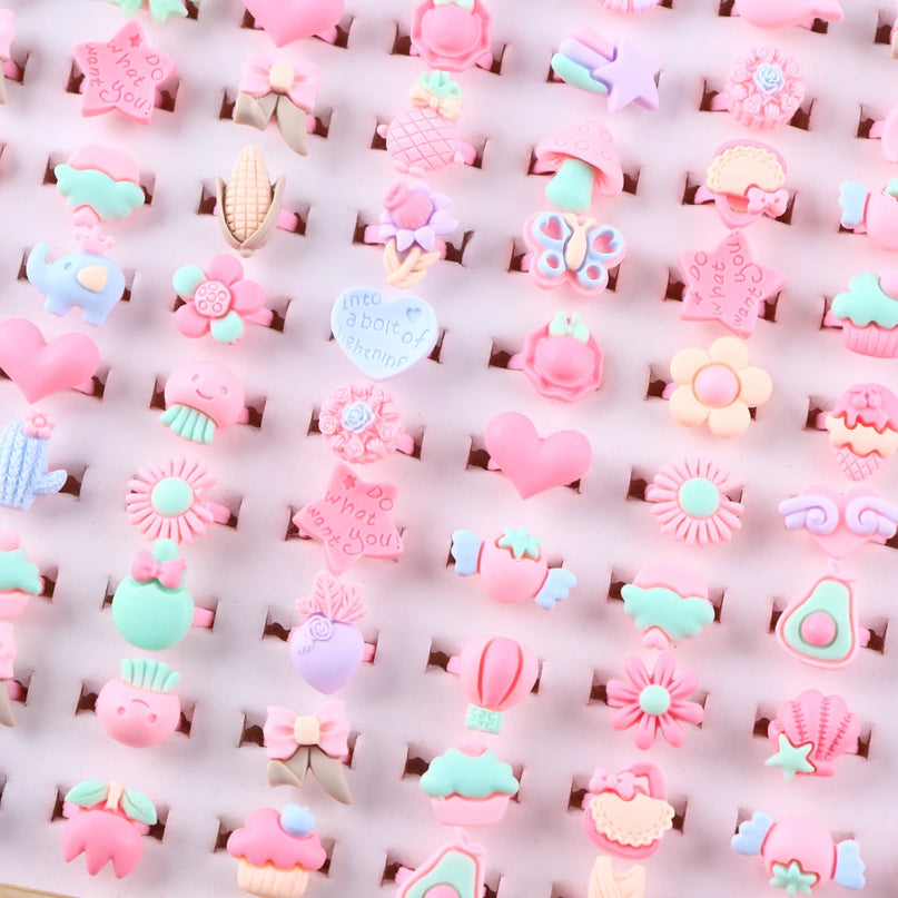 Süße Einhorn Ringe für kleine Prinzessinnen!