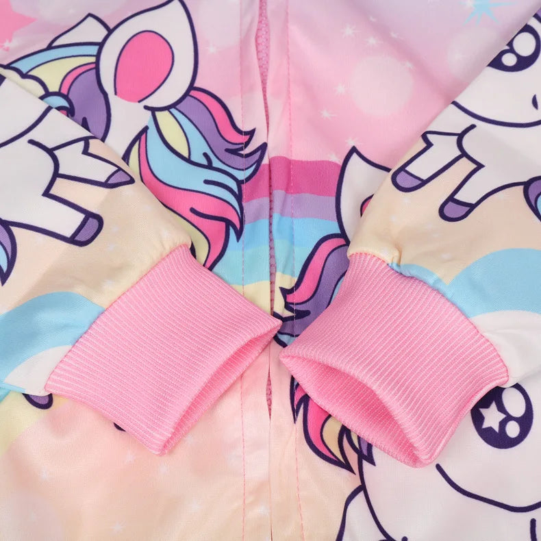 Deine zauberhafte Einhorn Jacke in Rosarot!