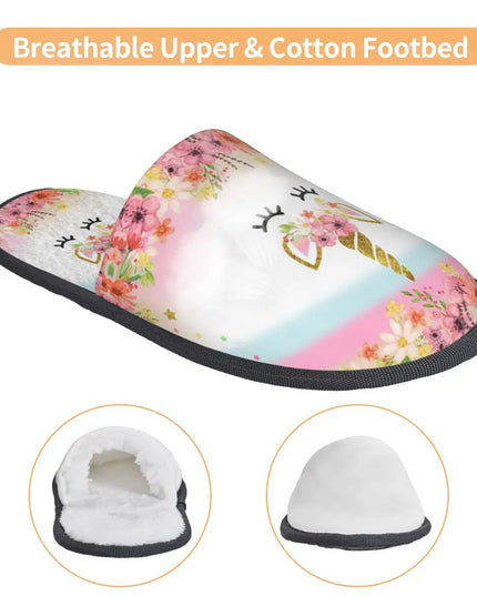 Zauberhafte Einhorn Hausschuhe für