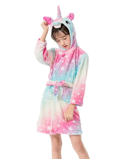 Dein kuscheliges blaues Einhorn Handtuch