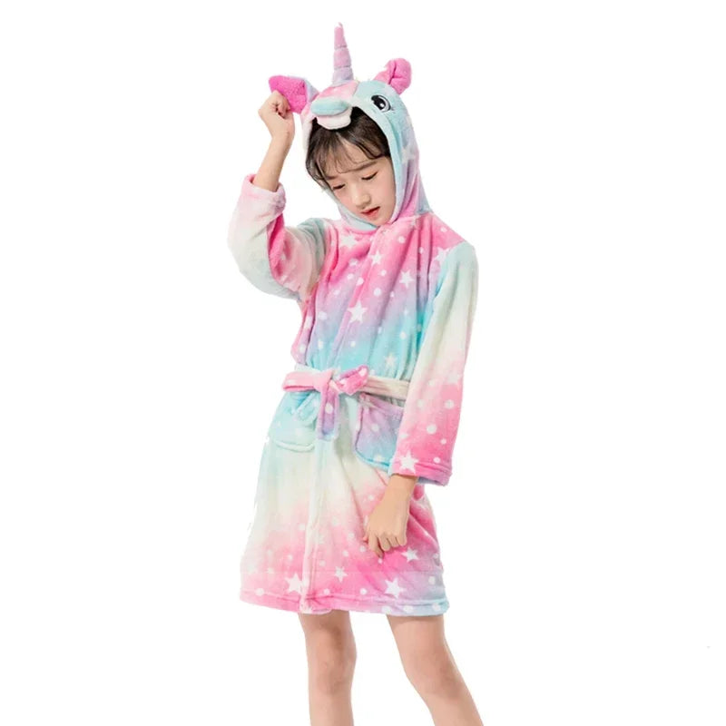 Dein kuscheliges blaues Einhorn Handtuch