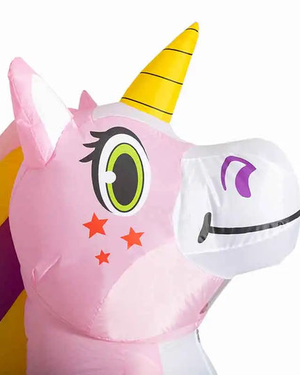 Strahlendes Pink: Dein Aufblasbares Einhorn