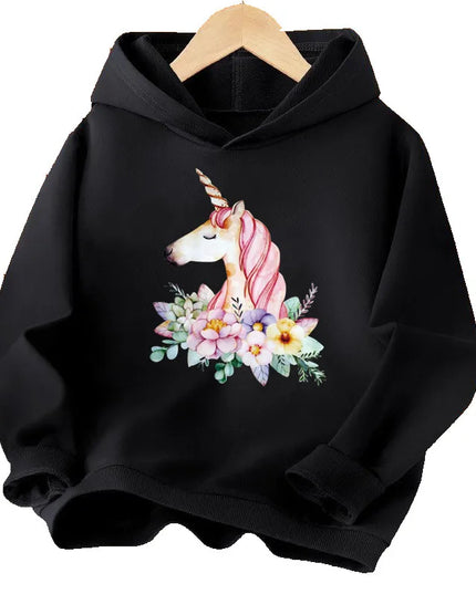 Dein kuscheliger Einhorn Hoodie Grau!
