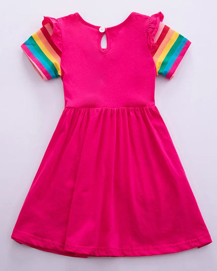 Dein cooles Einhorn Kleid in Grau!
