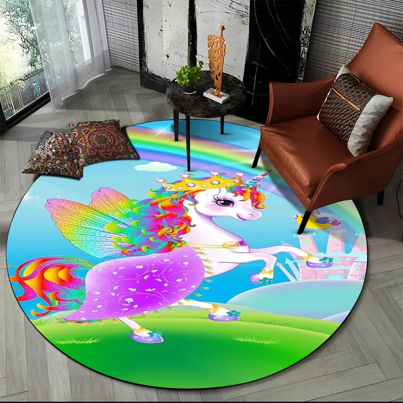 Dein runder Einhorn Sessel-Traum