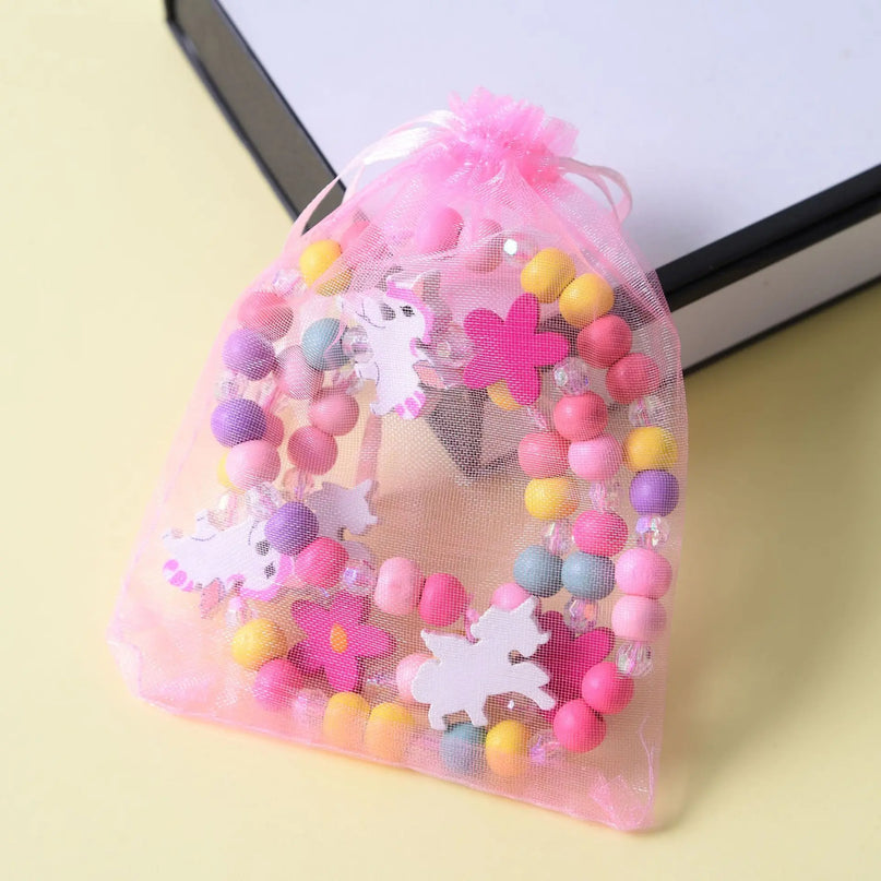 Perlen-Traum: Dein Einhorn Armband & Kette
