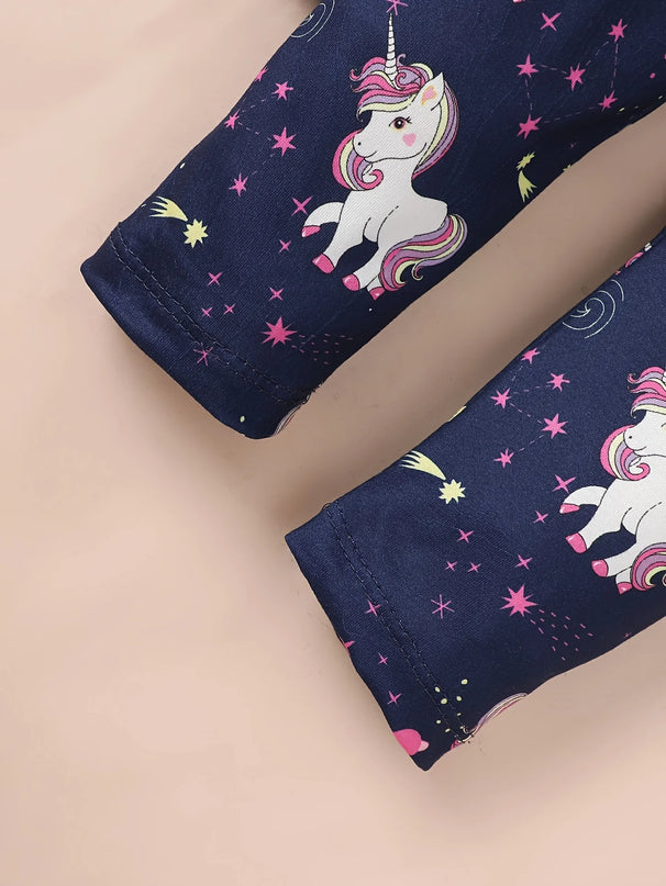 Deine doppelte Packung Einhorn Leggings!