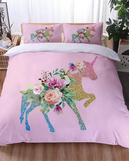 Dein leuchtendes Einhorn Bettwäsche-Set!