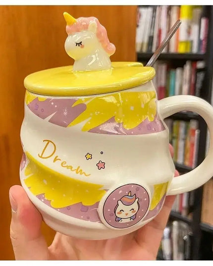 Deine süße Einhorn Tasse mit Löffel!