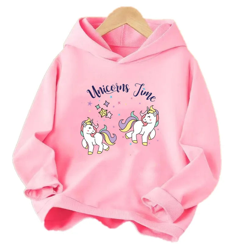 Dein strahlender Einhorn Hoodie in Gelb 1!