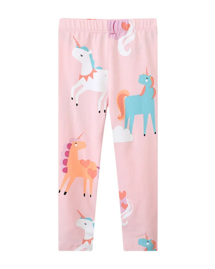 Deine Einhorn Leggings mit süßen Herzen!