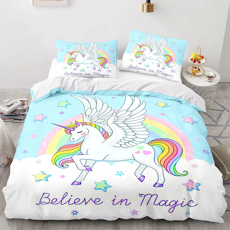 Deine Galaktische Einhorn Bettwäsche