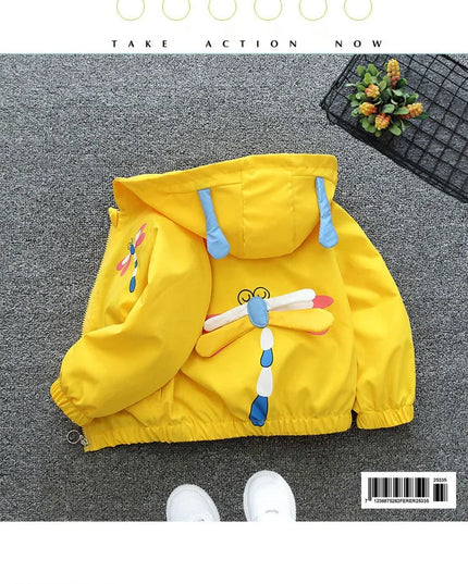 Deine leuchtende Einhorn Jacke in Gelb!