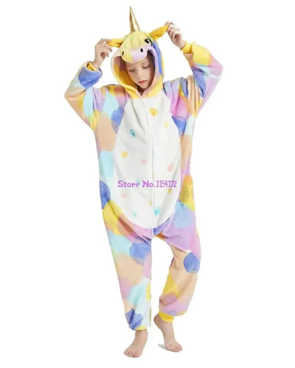Dein kuscheliger Einhorn Onesie Panda-Style!