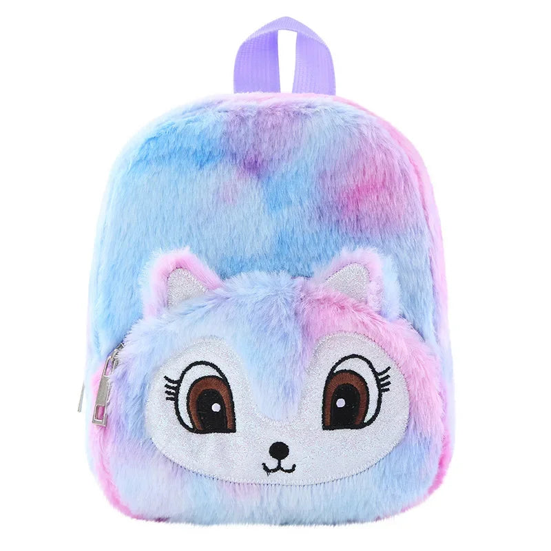 Dein lila Einhorn Rucksack mit großen Augen!