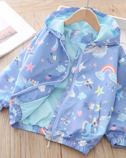 Frühlingsgefühle mit deiner Einhorn Jacke!