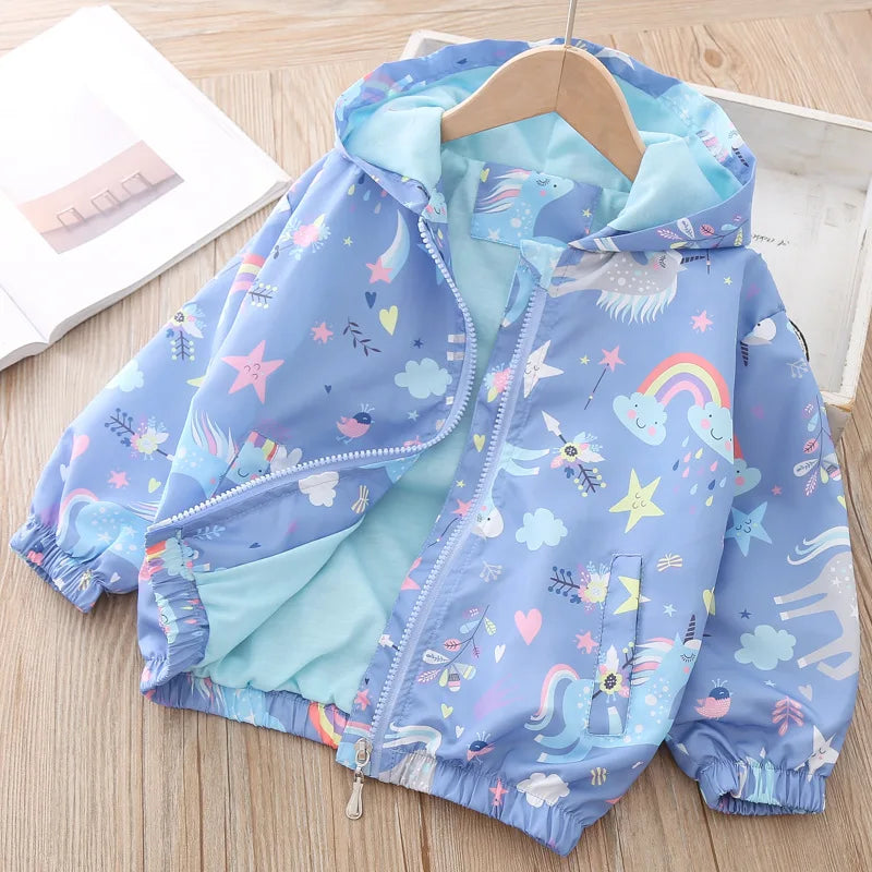 Frühlingsgefühle mit deiner Einhorn Jacke!