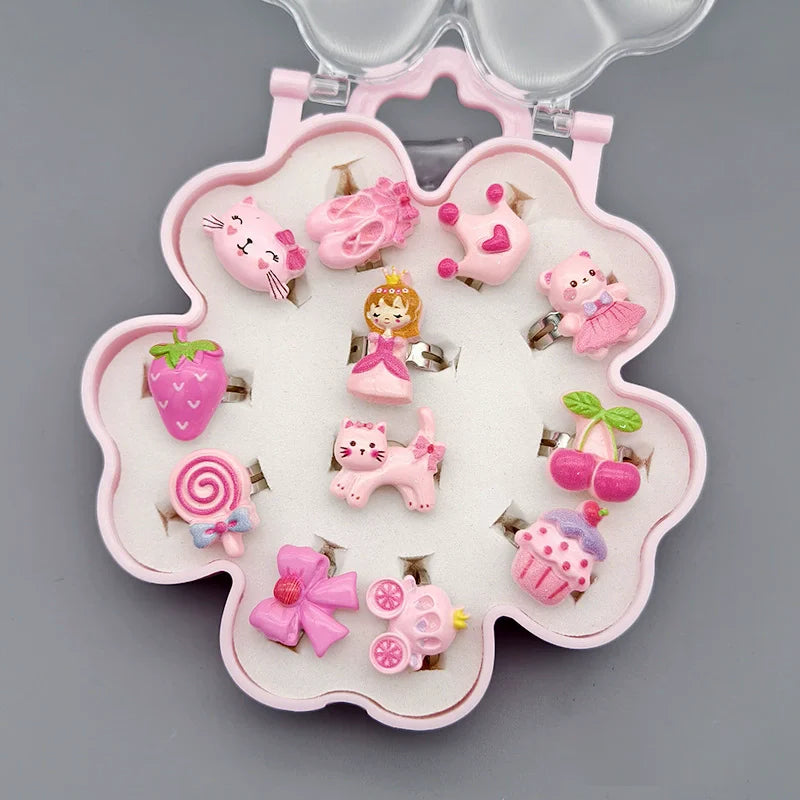 Süße Einhorn Ringe für kleine Prinzessinnen!