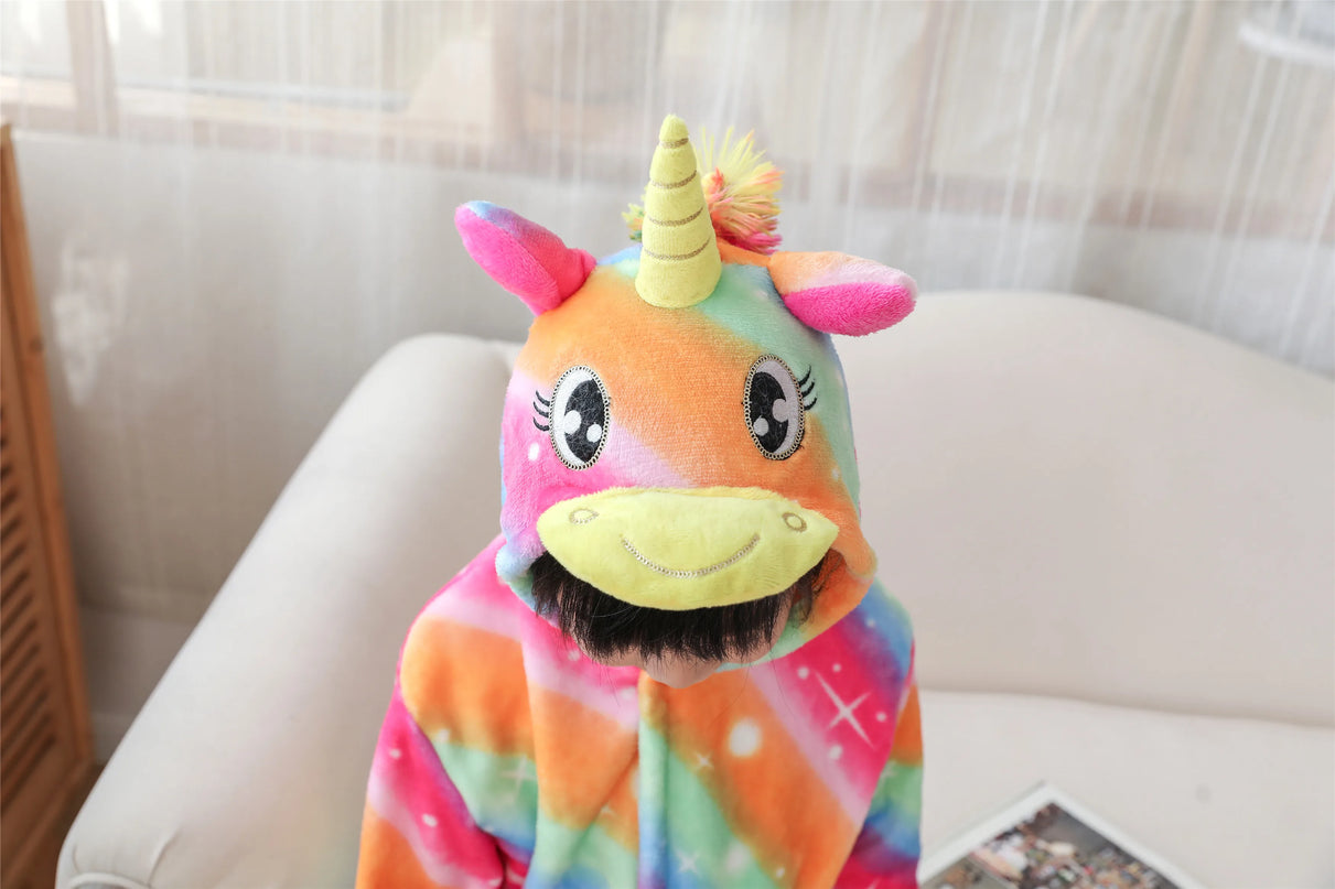 Dein kuscheliger Einhorn Morgenmantel!