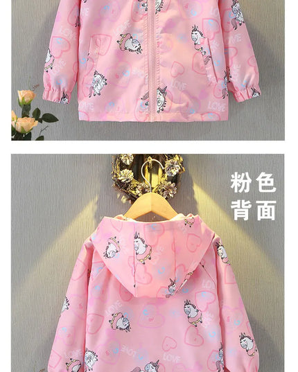 Deine coole Einhorn Jacke mit Kapuze!