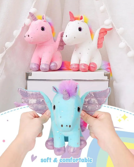 Dein süßes Einhorn Kissen mit Sternen und