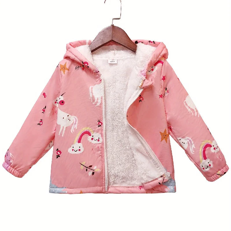 Deine kuschelige Einhorn Jacke für kalte