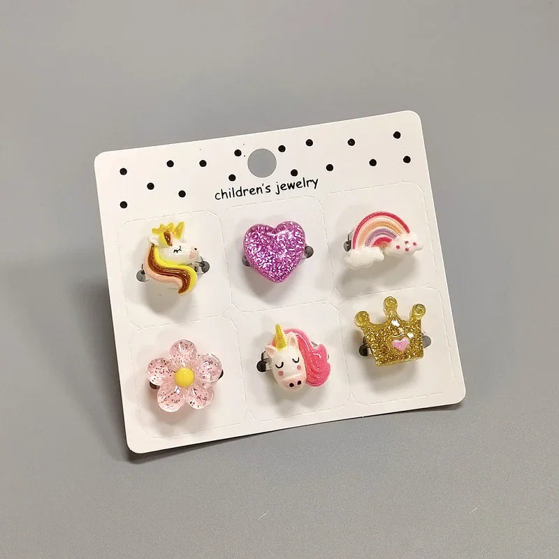 Süße Einhorn Ringe für kleine Prinzessinnen!