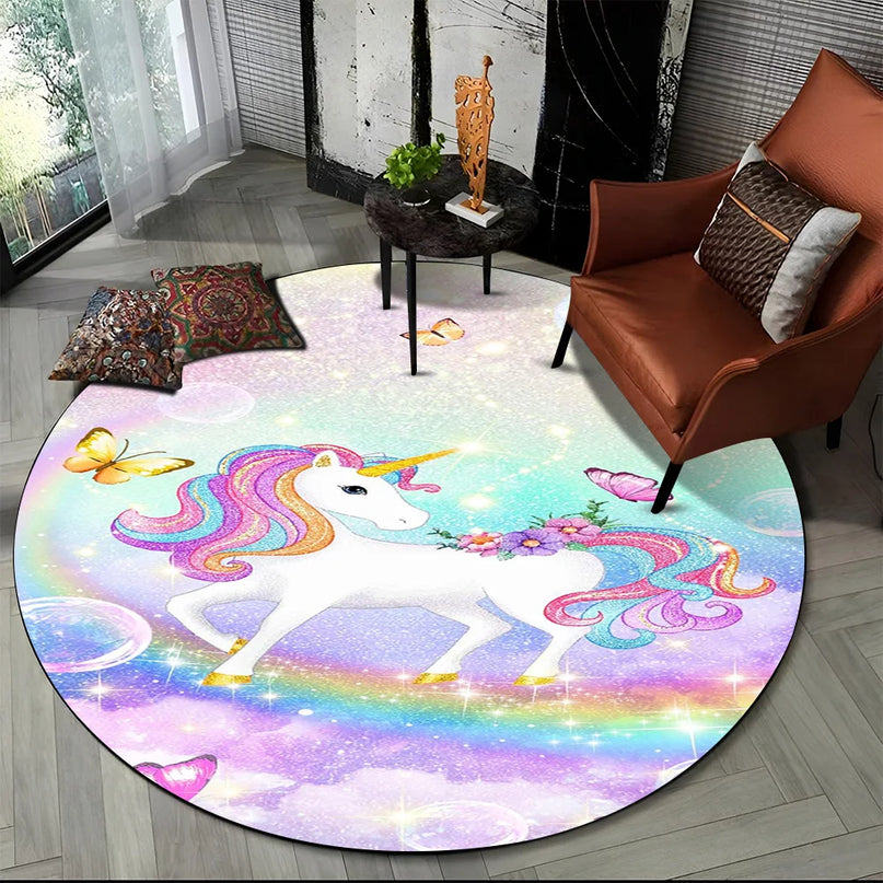 Dein runder Einhorn Sessel-Traum