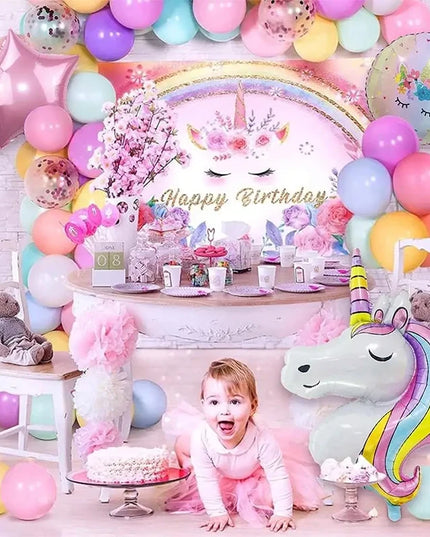 Feiere magisch mit diesen Einhorn Ballons!