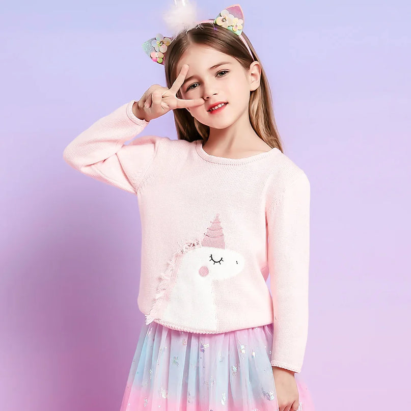 Dein kuscheliger Einhorn Pullover in Pink!