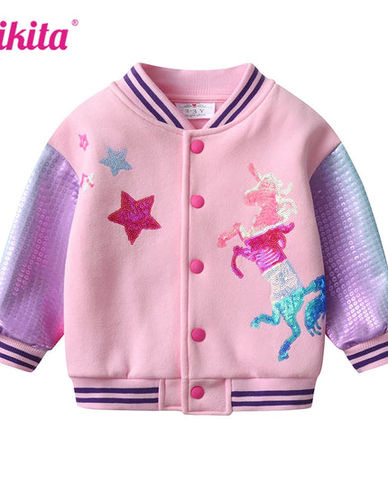 Deine coole Einhorn Jacke im Baseball-Stil