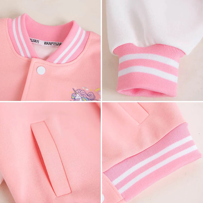 Deine sportliche Einhorn Baseball Jacke!