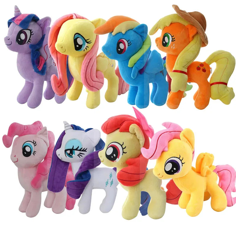 My Little Pony Einhorn Plüsch-Tasche in verschiedenen Ausführungen, ca. 28-35cm groß, ideal für Fans