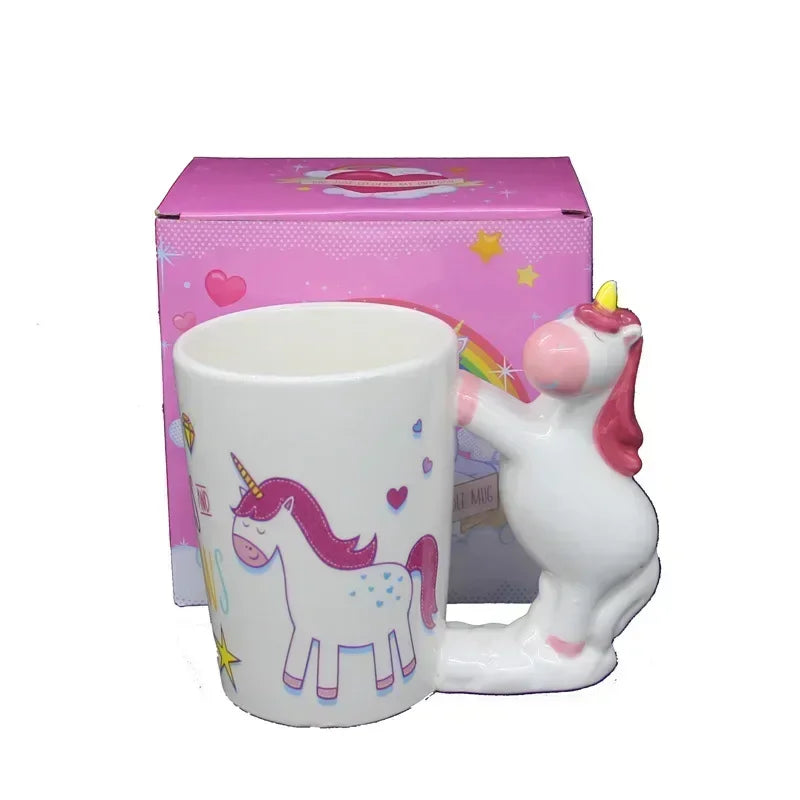 Deine Einhorn Tasse mit Tiergriff!