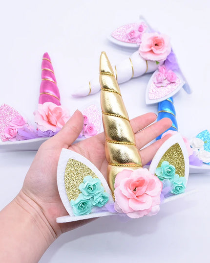 Glamouröser Einhorn Backform Topper