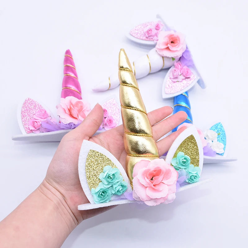 Glamouröser Einhorn Backform Topper