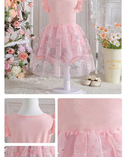 Dein fröhliches Einhorn Kleid im