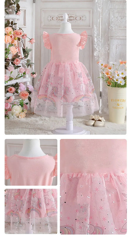 Dein zauberhaftes Einhorn Kleid für den