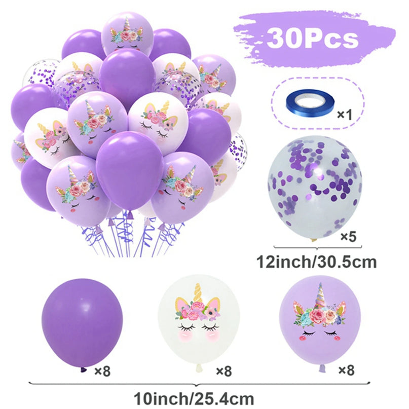 Konfetti-Zauber mit Einhorn Deko Ballons!