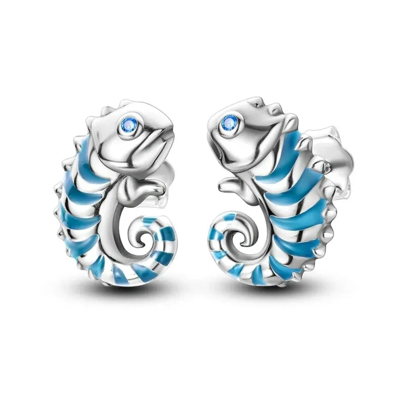 Süße Einhorn Ohrstecker aus 925 Silber