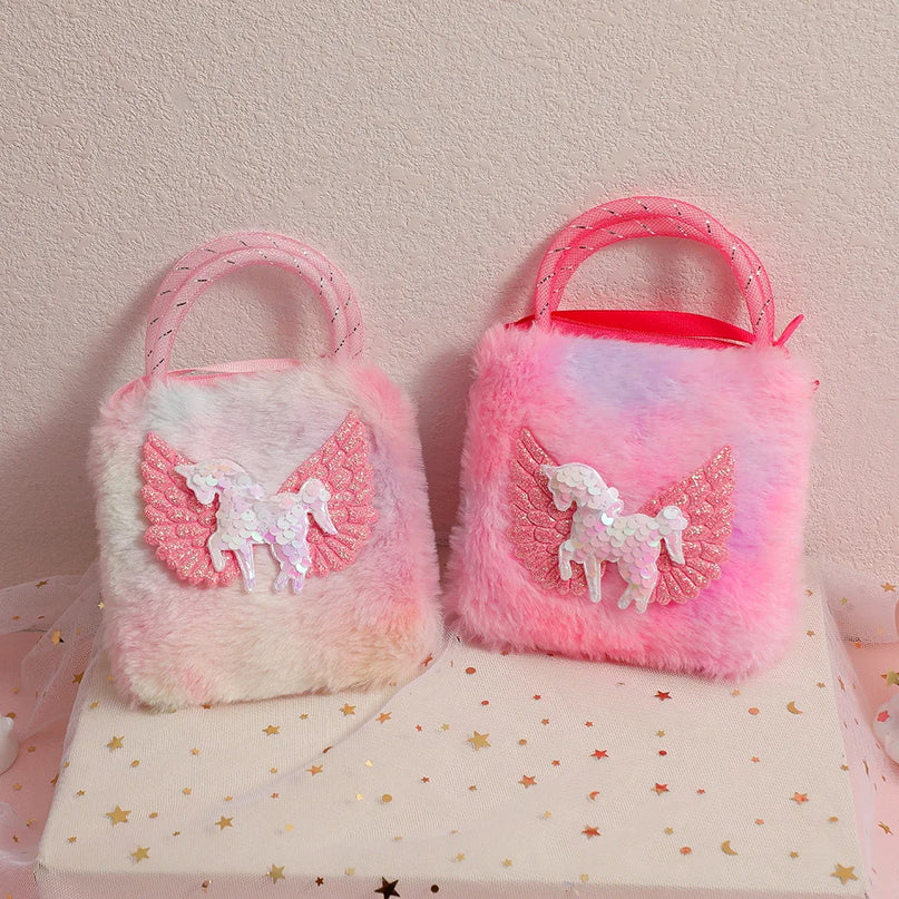 Deine lila Einhorn Umhängetasche für