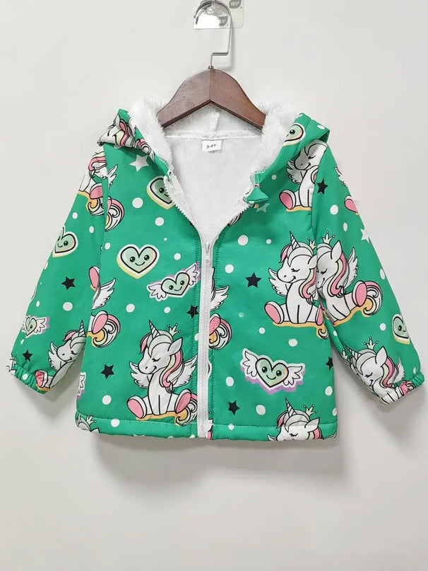 Deine stylische Einhorn Jacke für den Winter!