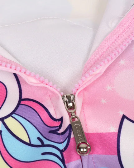 Deine kuschelige Einhorn Jacke in Pink!