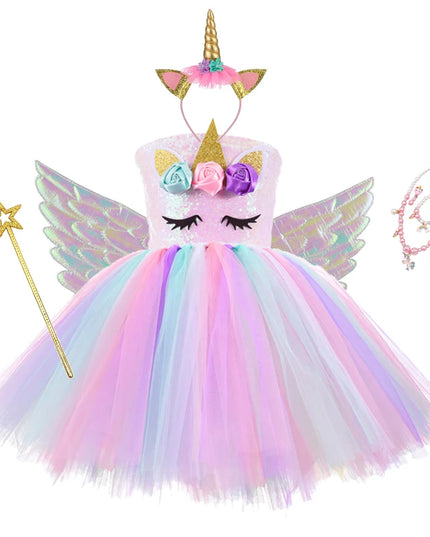 Dein Riesen Einhorn Tutu Kleid: