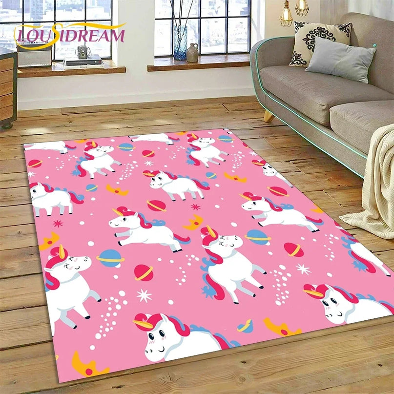 Dein Einhorn Sessel als 3D Traum-Teppich!
