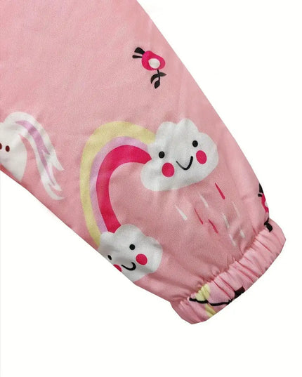 Kuschelige Einhorn Jacke mit Kapuze!