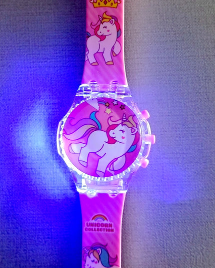Deine leuchtende Einhorn Uhr mit Musik